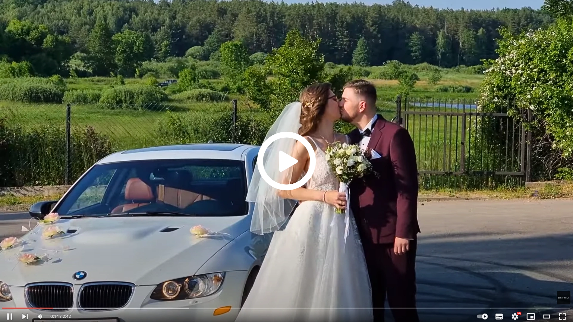 Teledysk weselny stwrzony przez aplikację